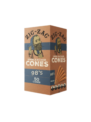 ZIG-ZAG 98's MINI BULK UNBLEACHED CONES