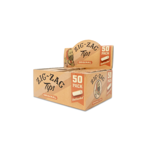 ZIG-ZAG ROLLING TIPS - 50 PACK CARTON