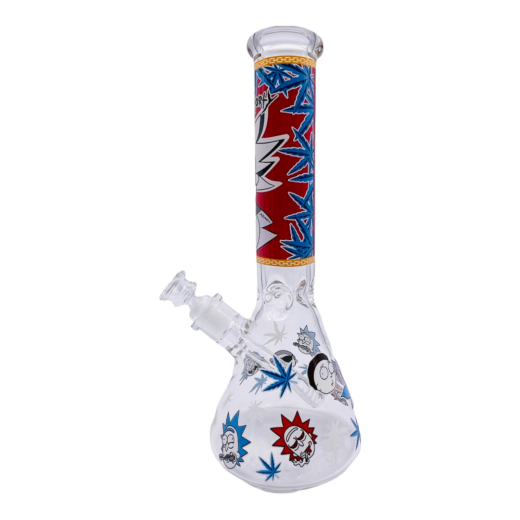 16" RICKY MOORTY 7MM BEAKER BONG