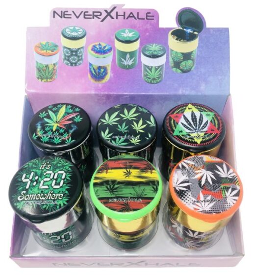Never Xhale LED Leaf & 4:20 Car Ashtray