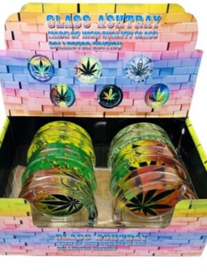 Desert Leaf Glow In Dark Ashtray