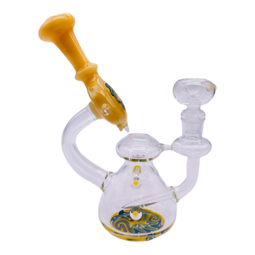 8" GLASS RIG BENT NECK