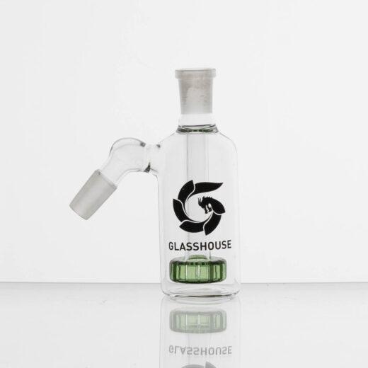 GLASSHOUSE - 45 DEGREE 14MM SHOWER HEAD ASH CATCHER