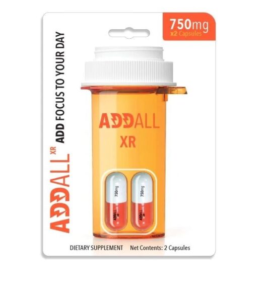 ADDALL RX - BRAIN BOOSTER ENERGY SUPPLEMENT - 12PK DISPLAY