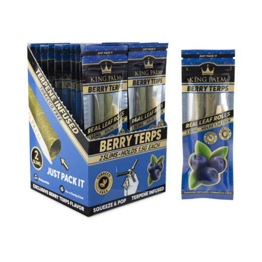 KING PALM - 2PK FLAVORED LEAF ROLLS - 20CT