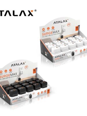 ATALAX FAST HOME ADAPTER X9 30W PD/USB (15 Pcs)