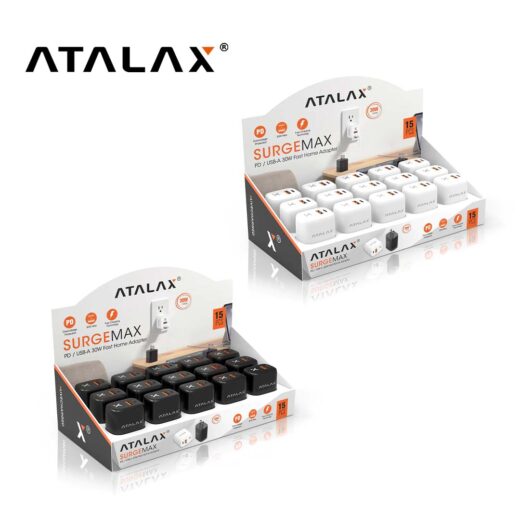 ATALAX FAST HOME ADAPTER X9 30W PD/USB (15 Pcs)