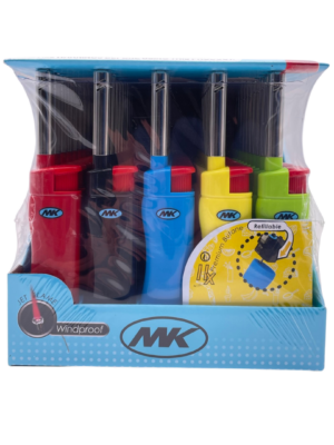 MK - JET CANDLE LIGHTER - ASSORTED - 50CT