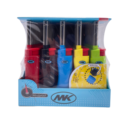 MK - JET CANDLE LIGHTER - ASSORTED - 50CT
