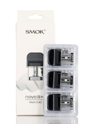 SMOK - NOVO 3 POD - MESH 0.8 OHM COIL - 3CT PK