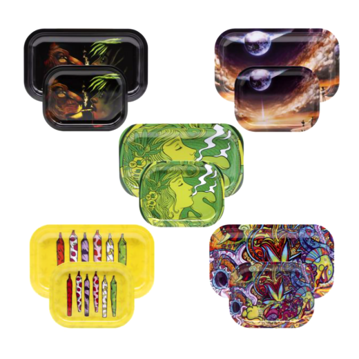 METAL ROLLING TRAYS (SMALL & LARGE)