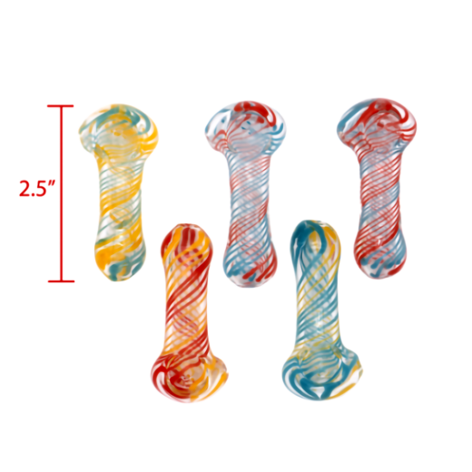 2.5" Glass Hand Pipes