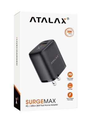 ATALAX - X8 SURGE MAX ATALAX 30W HOME ADAPTER