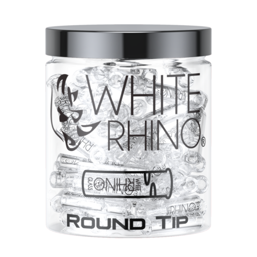 WHITE RHINO - GLASS TIPS - 100CT