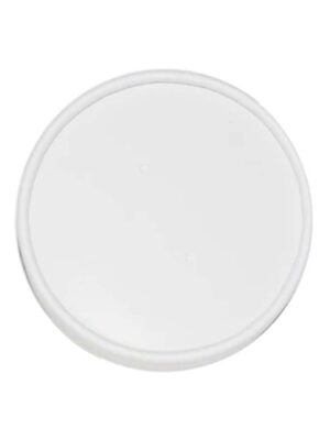 16 OZ WHITE PAPER SOUP CONTAINERS LIDS 500/CASE