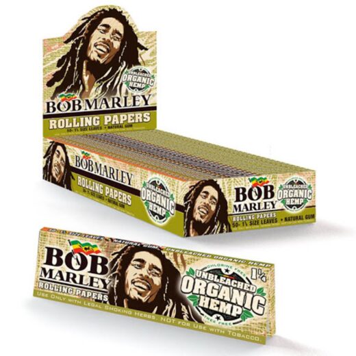 BOB MARLEY - ORGANIC ROLLING PAPER - 50/BOX