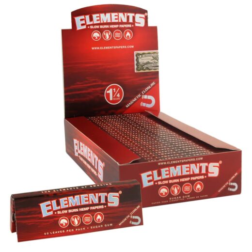 ELEMENTS HEMP PAPER 1 1/4 - 25/BX