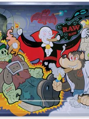 RAW ROLLING TRAY - MONSTER METAL - XL