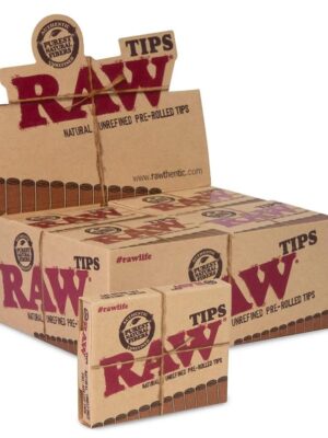 RAW PRE-ROLLED TIPS 20PK